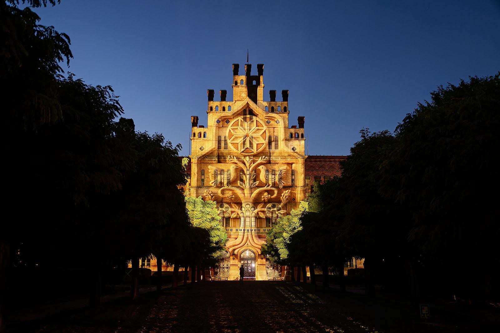 “CODE OF CHERNIVTSI” — a large-scale audiovisual art installation at Chernivtsi National University